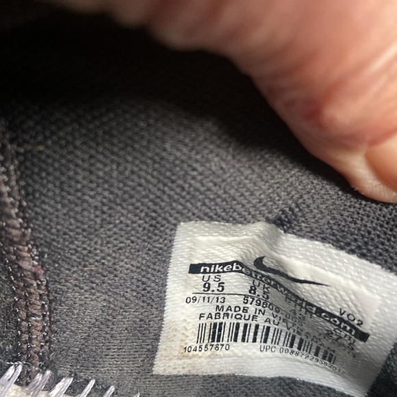 NIKE FREE TRAINER 5.0 Men's 9.5 Black Athletic Running Shoes Sneakers 579809 EUC - Picture 6 of 6